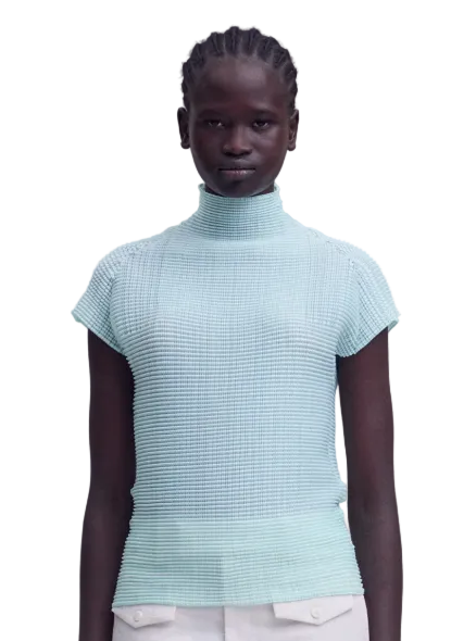 ISSEY MIYAKE Wooly Pleats 68 LIGHT BLUE No.71 / 2 IM68FJ401