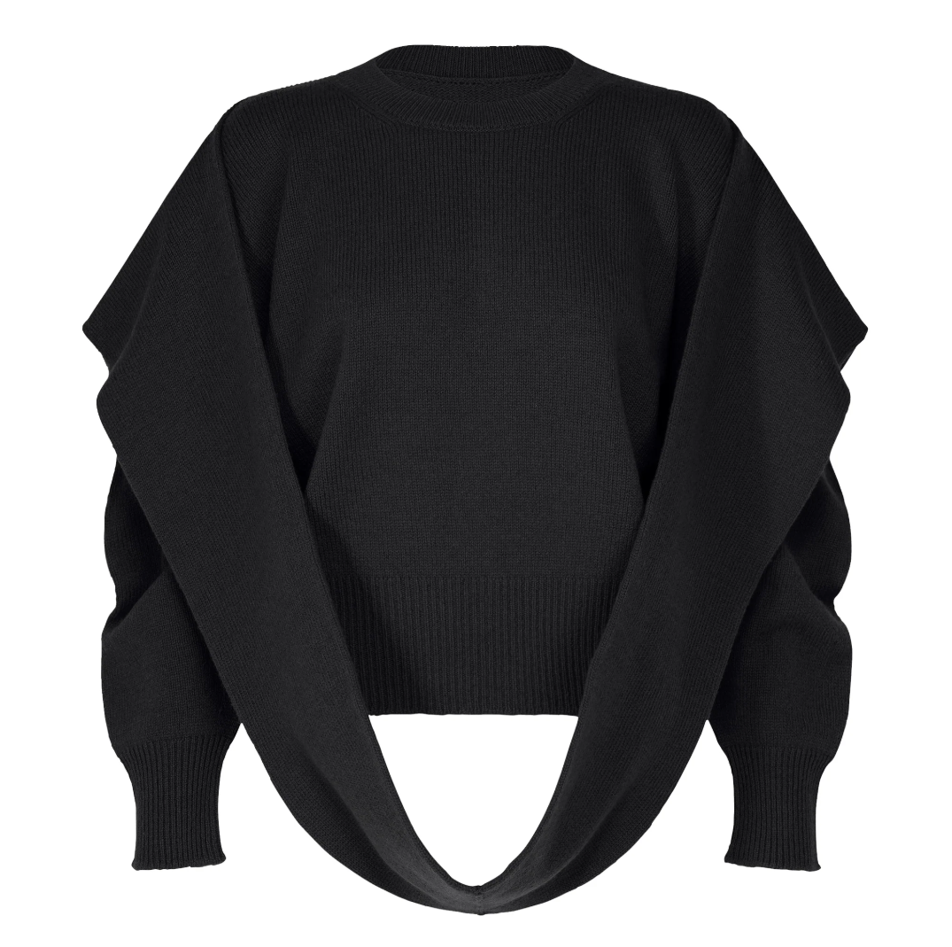 ISSEY MIYAKE O Knit BLACK No.15 / 2 IM68KN271
