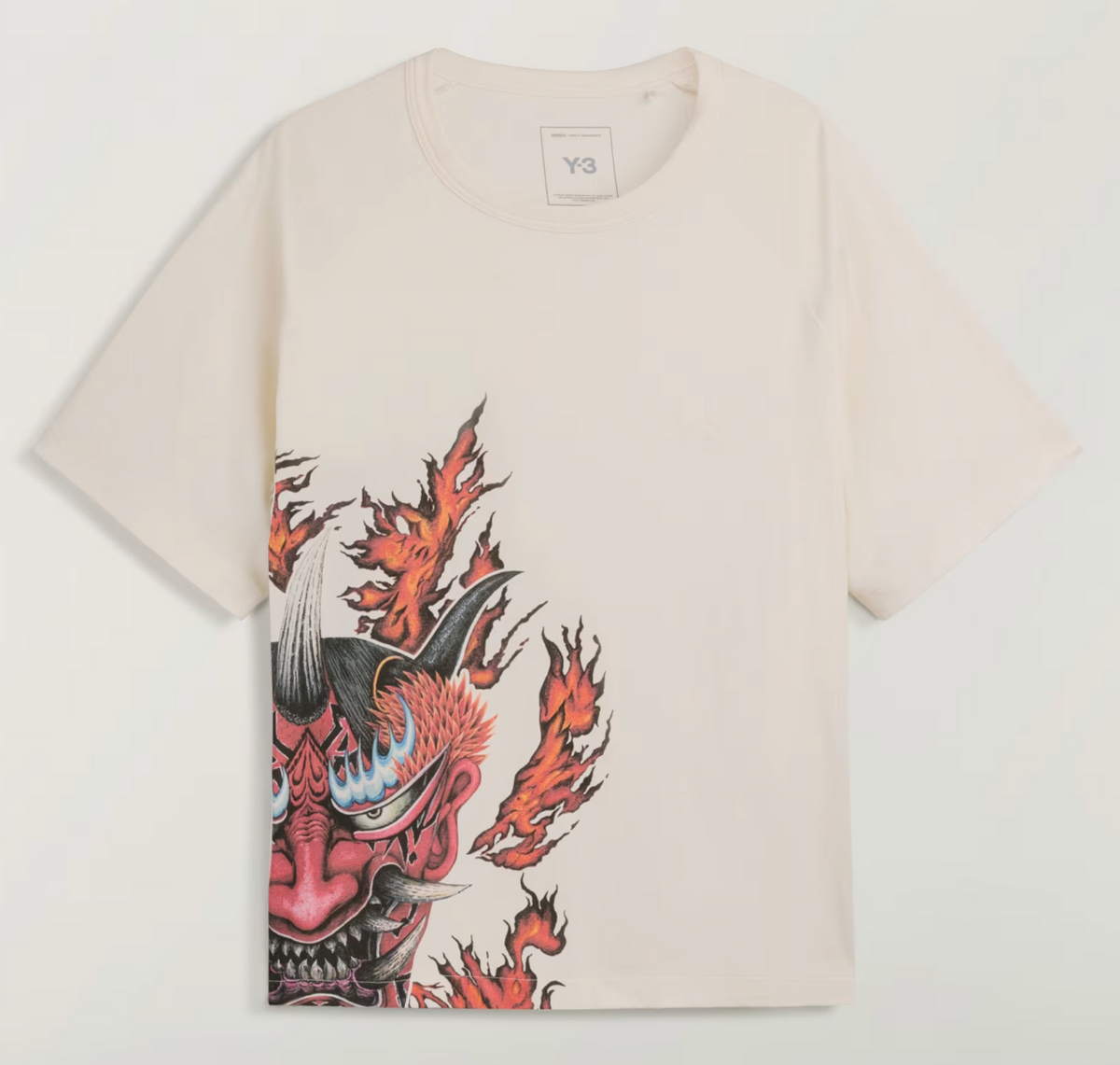 Y-3 Yaksha Graphic Short Sleeve T-Shirt CLOUD WHITE / XS KU2200-CLOUD WHITE-XS