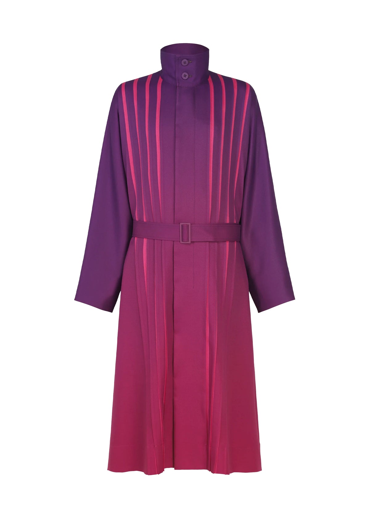 ISSEY MIYAKE Dawn Ray Coat Purple / 3 LA68FA190