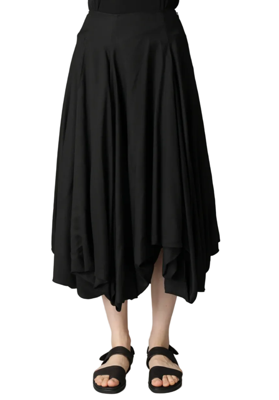 Yohji Yamamoto Panel Balloon Skirt BLACK / 1 FK-S62-207-1