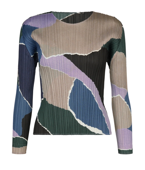 PLEATS PLEASE ISSEY MIYAKE Surprise Top PURPLE no.81 / 3 PP68JK691
