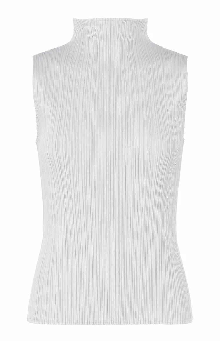 PLEATS PLEASE ISSEY MIYAKE BASICS Top LIGHT GRAY No.10 / 3 PP68JK102