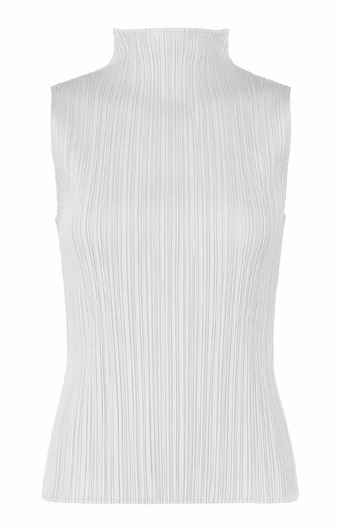 PLEATS PLEASE ISSEY MIYAKE BASICS Top LIGHT GRAY No.10 / 3 PP68JK102
