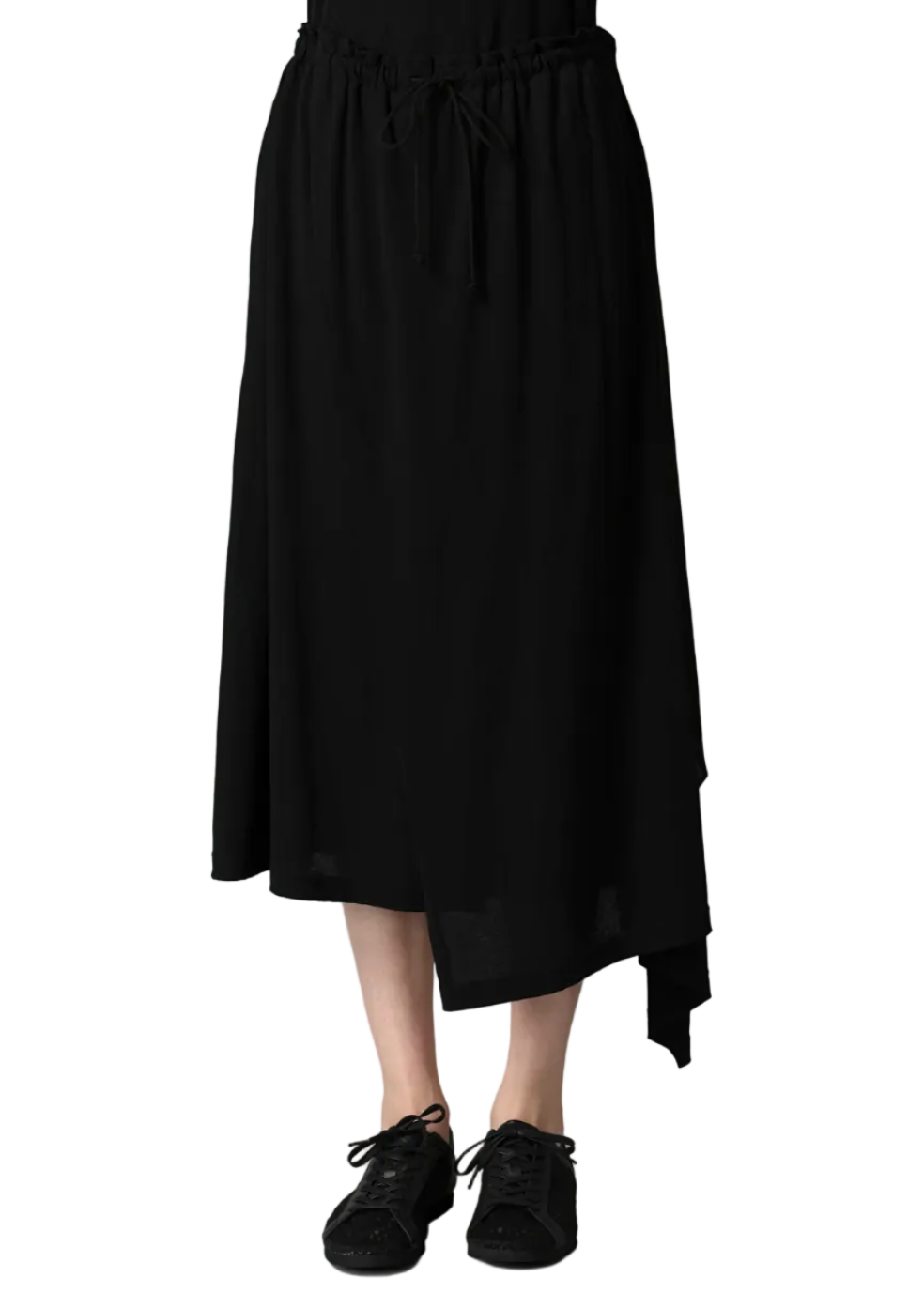 Yohji Yamamoto Draped Skirt Pants BLACK / 1 FK-P62-005-1