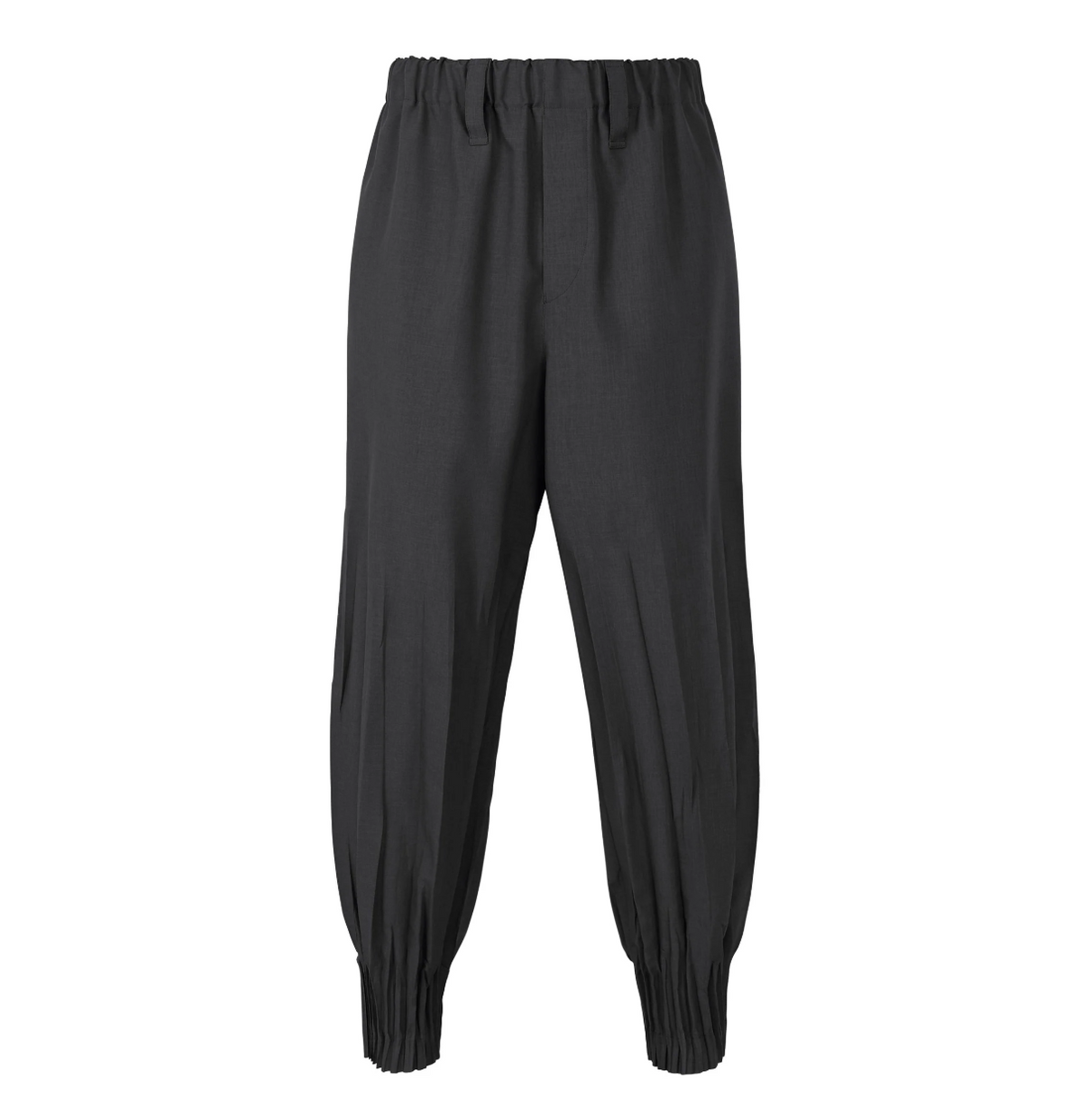 ISSEY MIYAKE Waft Black Pant 2 / Black LA66FF016-2