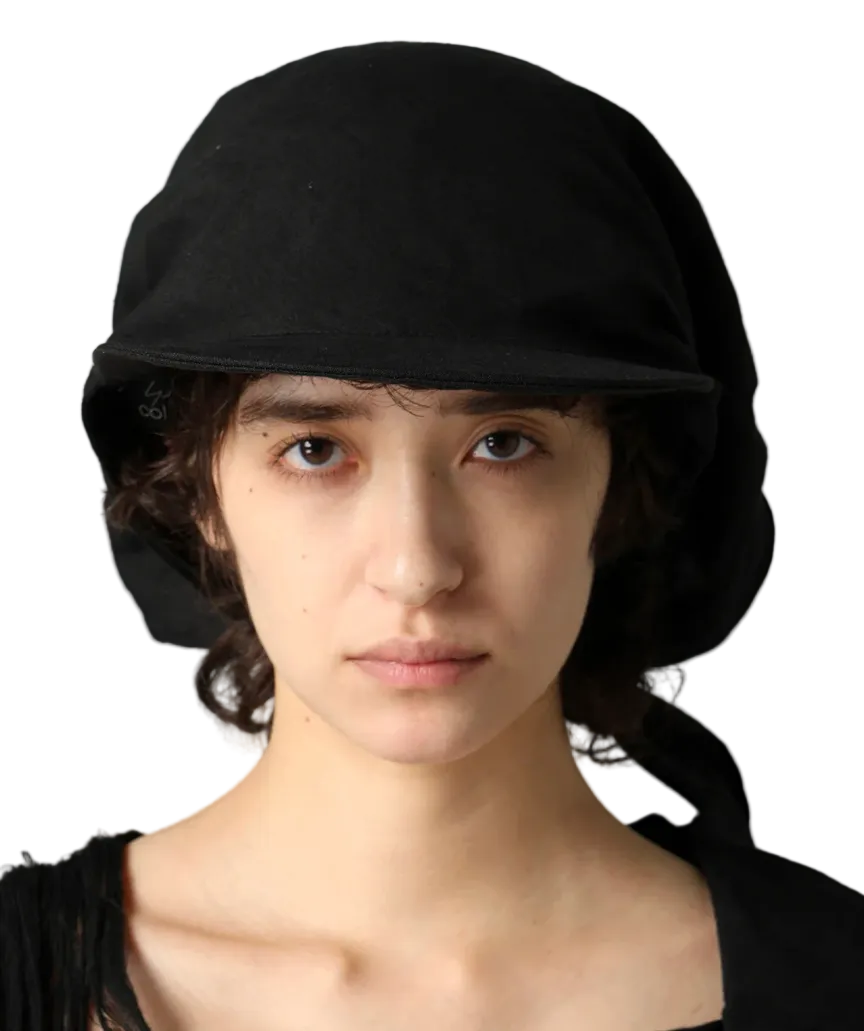 Yohji Yamamoto Linen Bandana Cap BLACK / 2 FK-H81-360-2