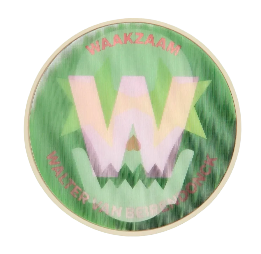 Walter Van Beirendonck Skull Lenticular Brooch WVB-9030-1-SS26-1