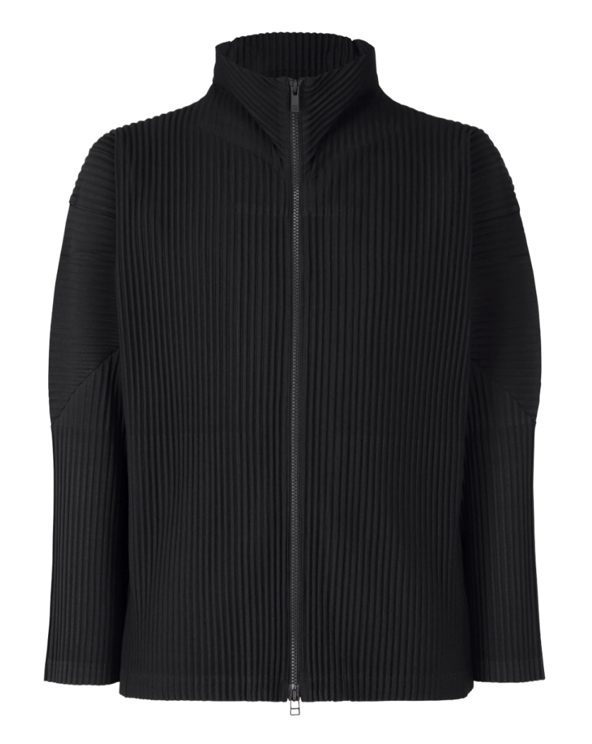HOMME PLISSÉ ISSEY MIYAKE Homme Plissé Basics Zip-Up BLACK No. 15 / 2 HP68JL540-2