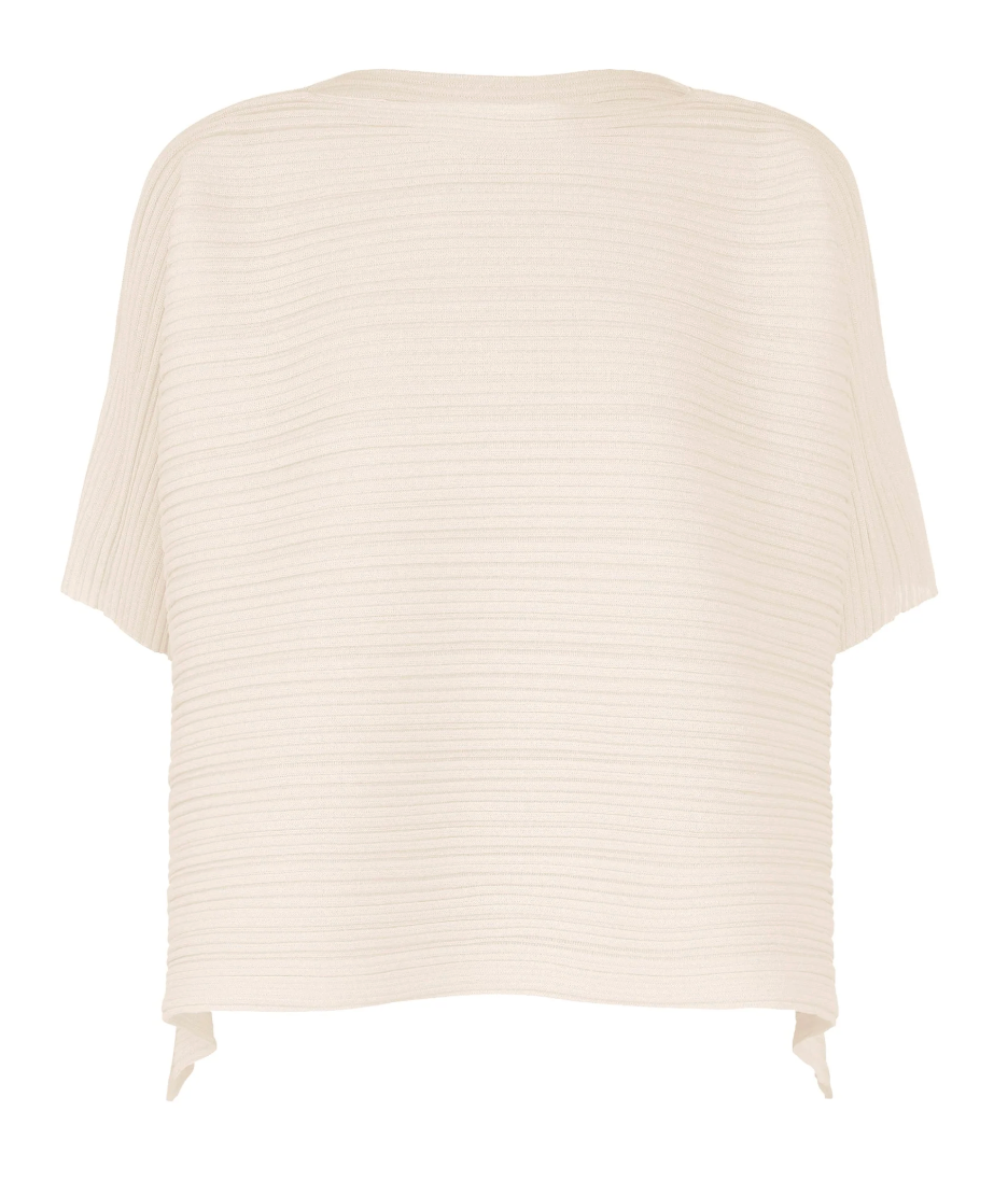 PLEATS PLEASE ISSEY MIYAKE Paper Bounce Knit WHITE No.01 / ONE SIZE PP68KT782