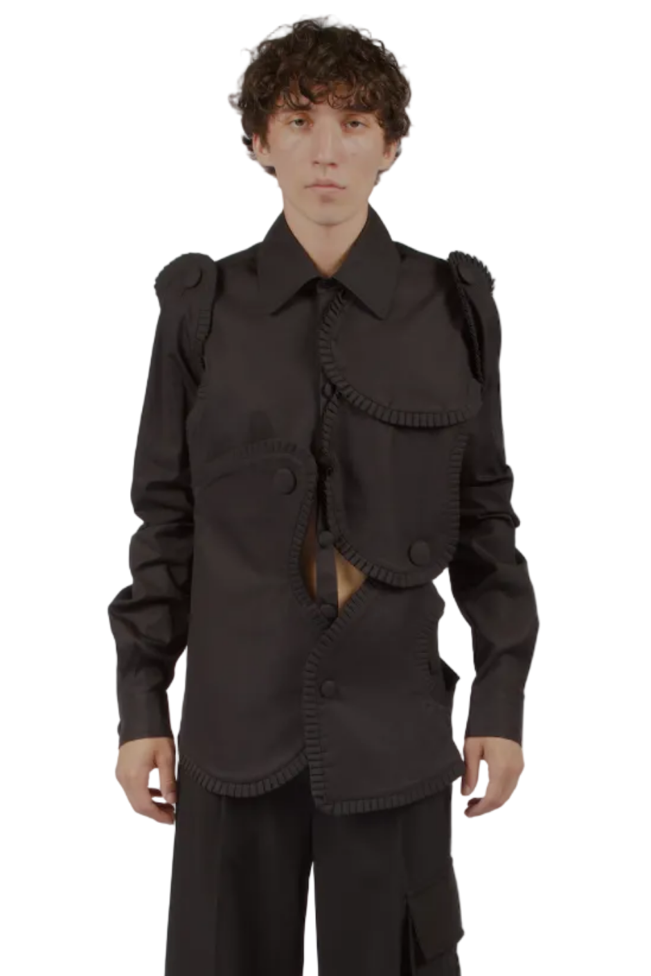 Arp Art Ruffle Shirt