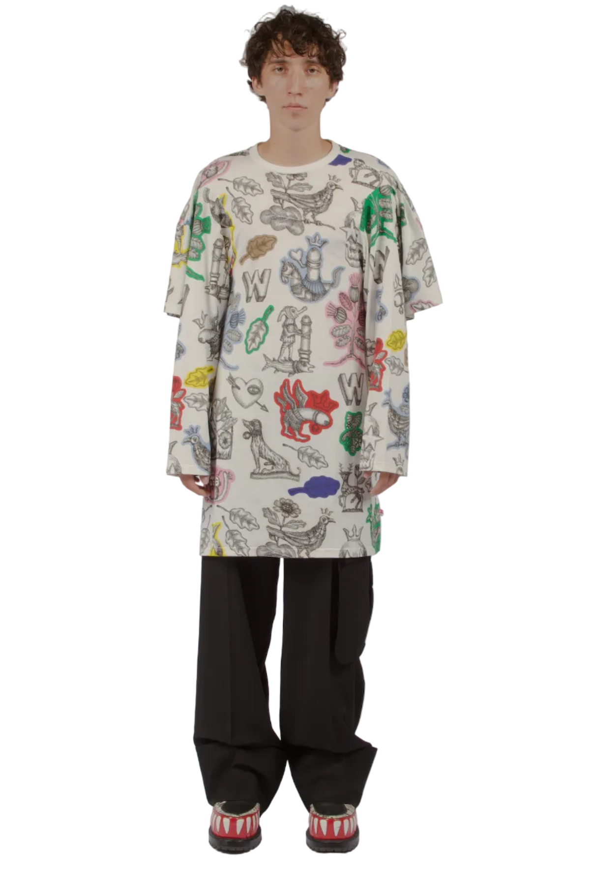 Walter Van Beirendonck Crown Sleeves Dress S WVB-8017-CC42-SS26-1