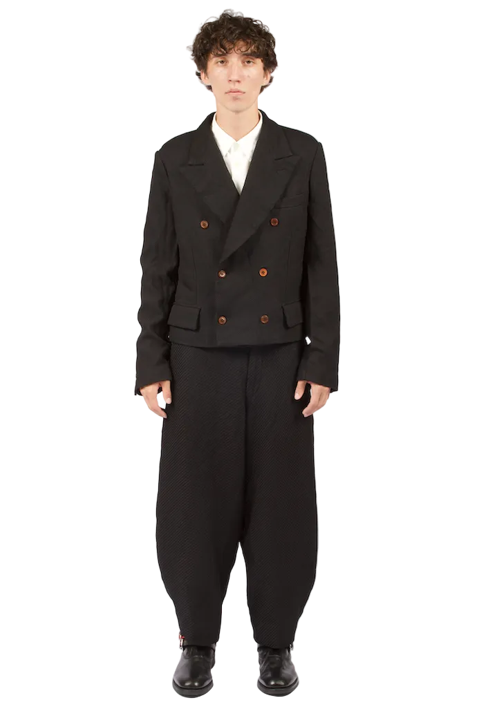 COMME des GARÇONS Homme Plus Woven Suit Jacket BLACK / M PQ-J044-S26-1-3