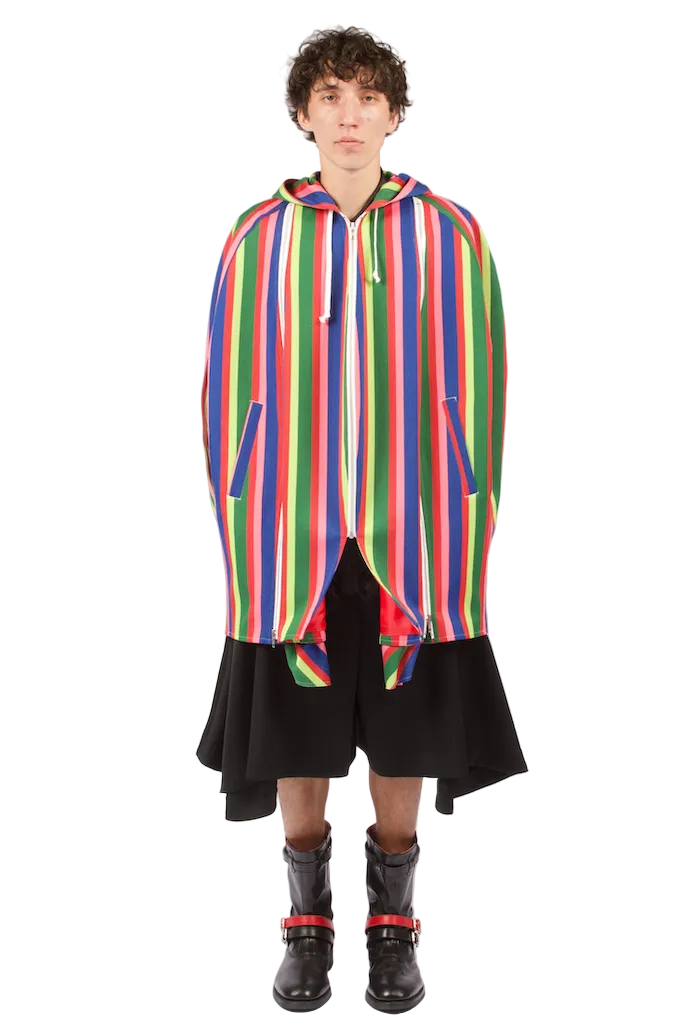 COMME des GARÇONS Homme Plus Men's Zip Cocoon Jacket MULTI / M PQ-A012-S26-1-3