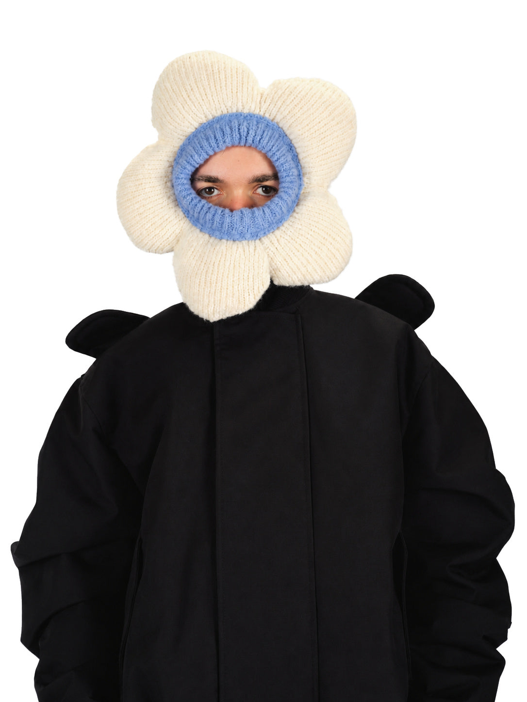 Walter Van Beirendonck Flower Balaclava Off-white / OS WVB-9011-OW-AW26-OS