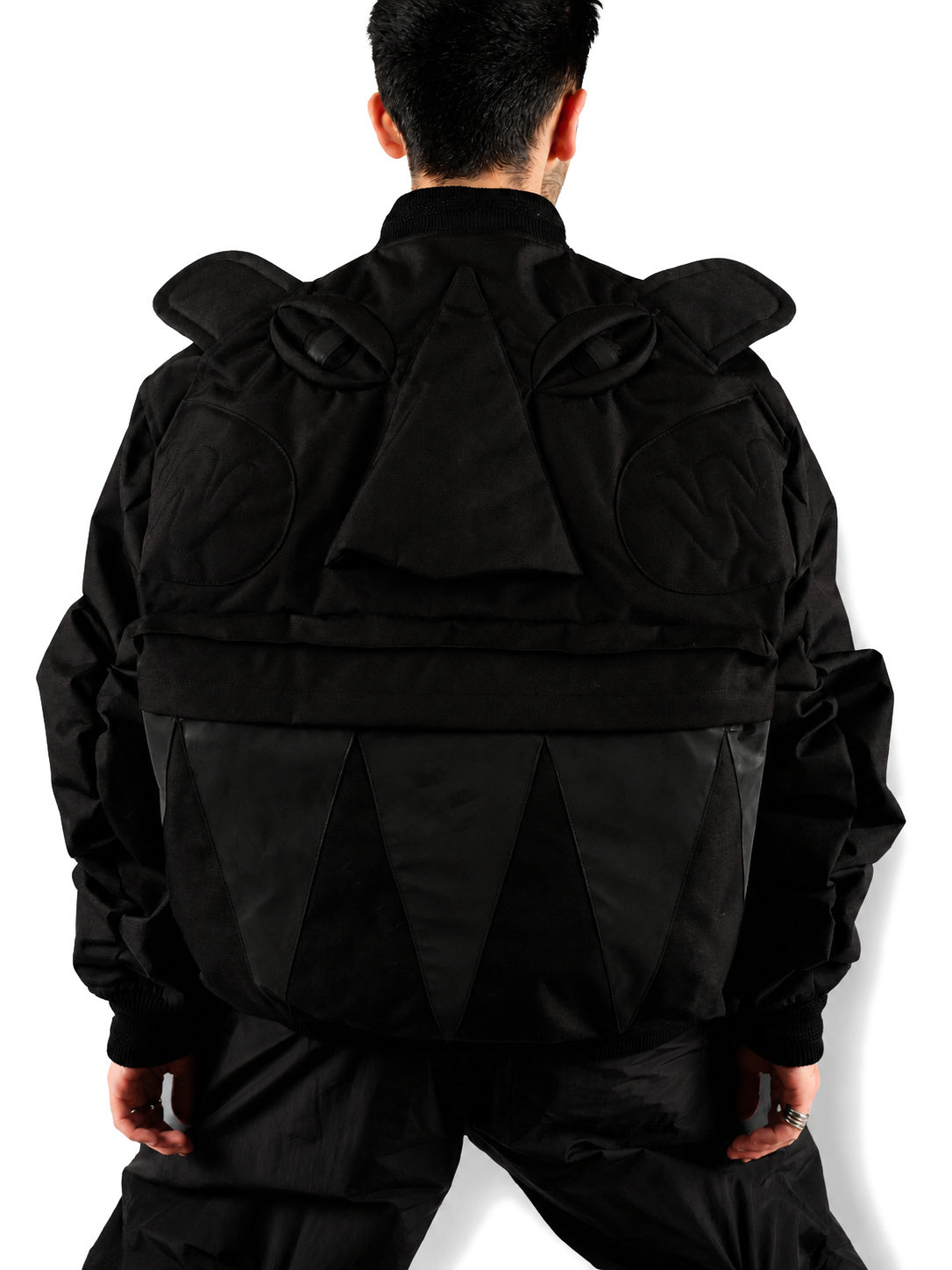 Walter Van Beirendonck Monster Bomber Oversized - Black Black / M WVB-3007-BLK-AW26-M