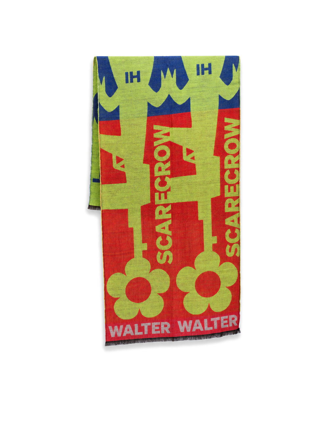 Walter Van Beirendonck Scarecrow Scarf Double OS WVB-9005-YEL-AW26-OS