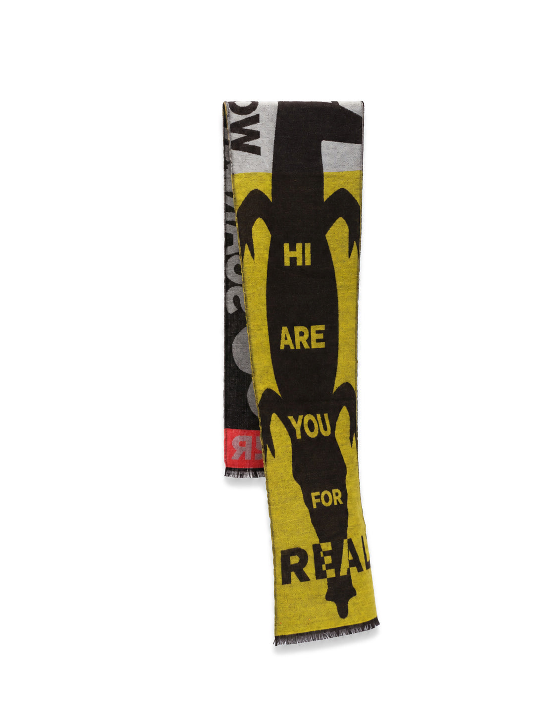 Walter Van Beirendonck Scarecrow Scarf Single OS WVB-9004-BLK-AW26-OS