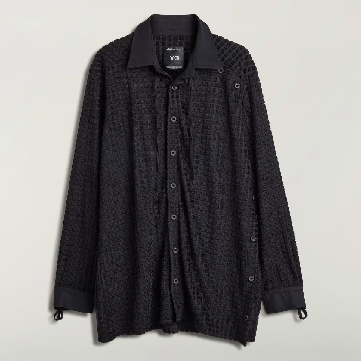 Y-3 Women's Adaptive Button Shirt BLACK / S KS1338-BLACK-S