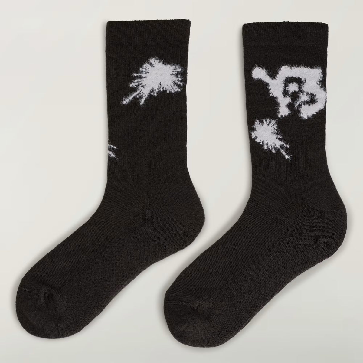 Y-3 Chito Graphic Crew Socks BLACK / S KW9758-BLACK-S