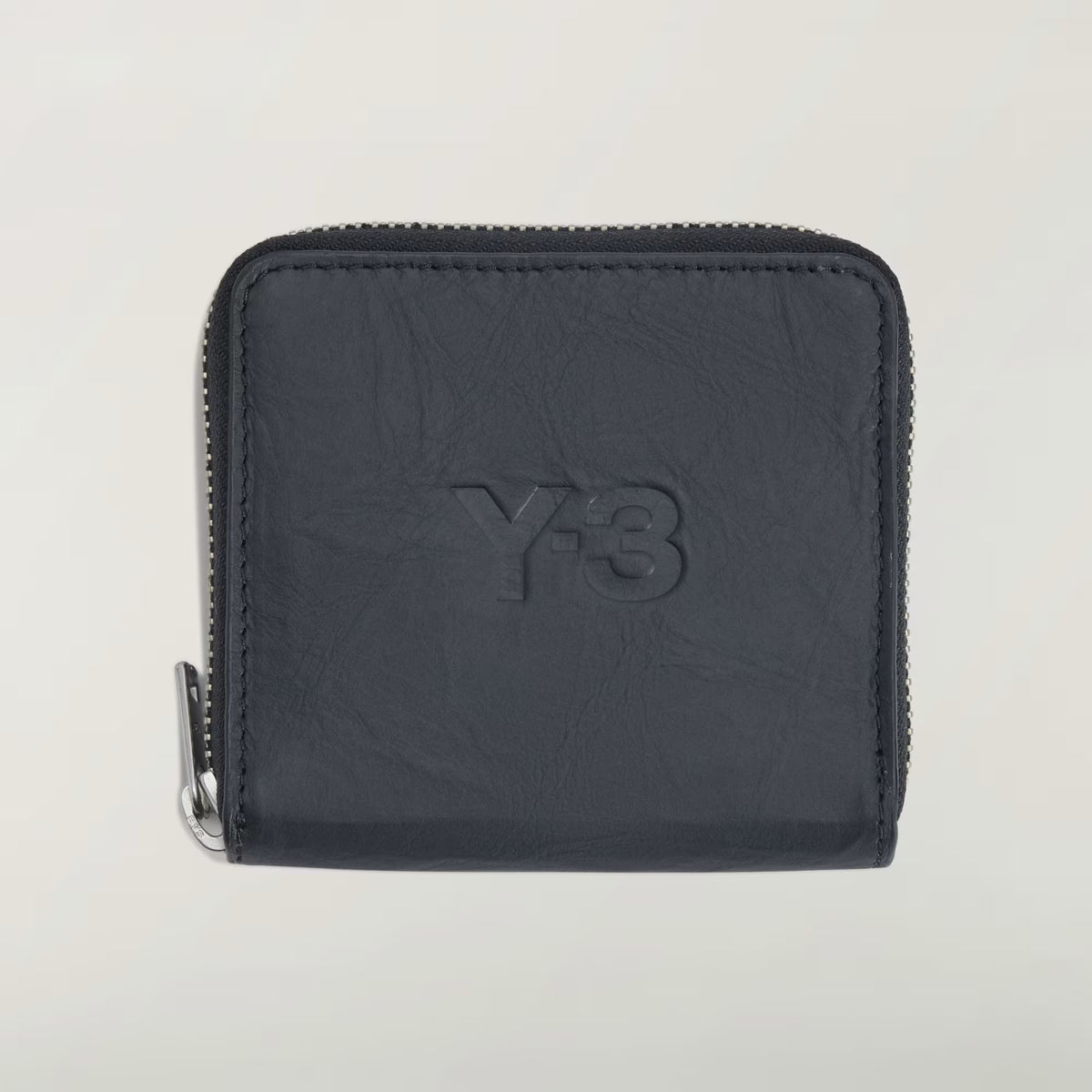 Y-3 Crinkle Leather Wallet BLACK / NS JD2895-BLACK-NS