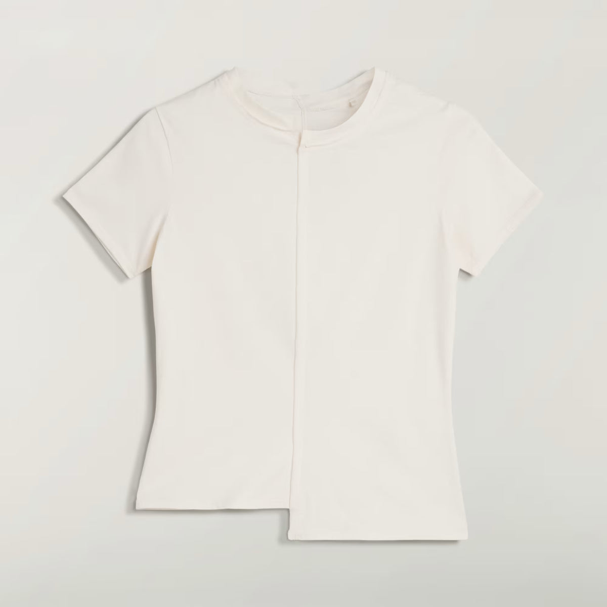 Y-3 Women's Fitted Short Sleeve T-Shirt CLOUD WHITE / XS KU2277-CLOUD WHITE-XS