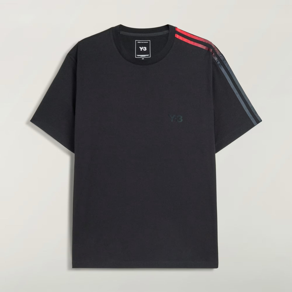 Y-3 Gradient 3-Stripes Short Sleeve T-Shirt BLACK / XS KQ8600-BLACK-XS