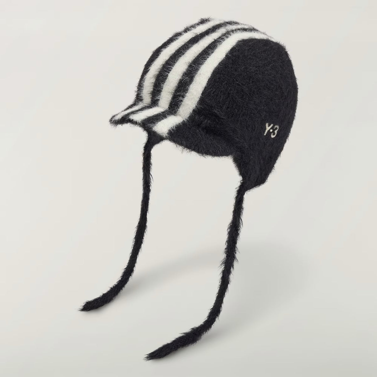 Y-3 3-Stripes Bonnet BLACK/CREW WHITE / OSFW KV2908-BLACK/CREW WHITE-OSFW