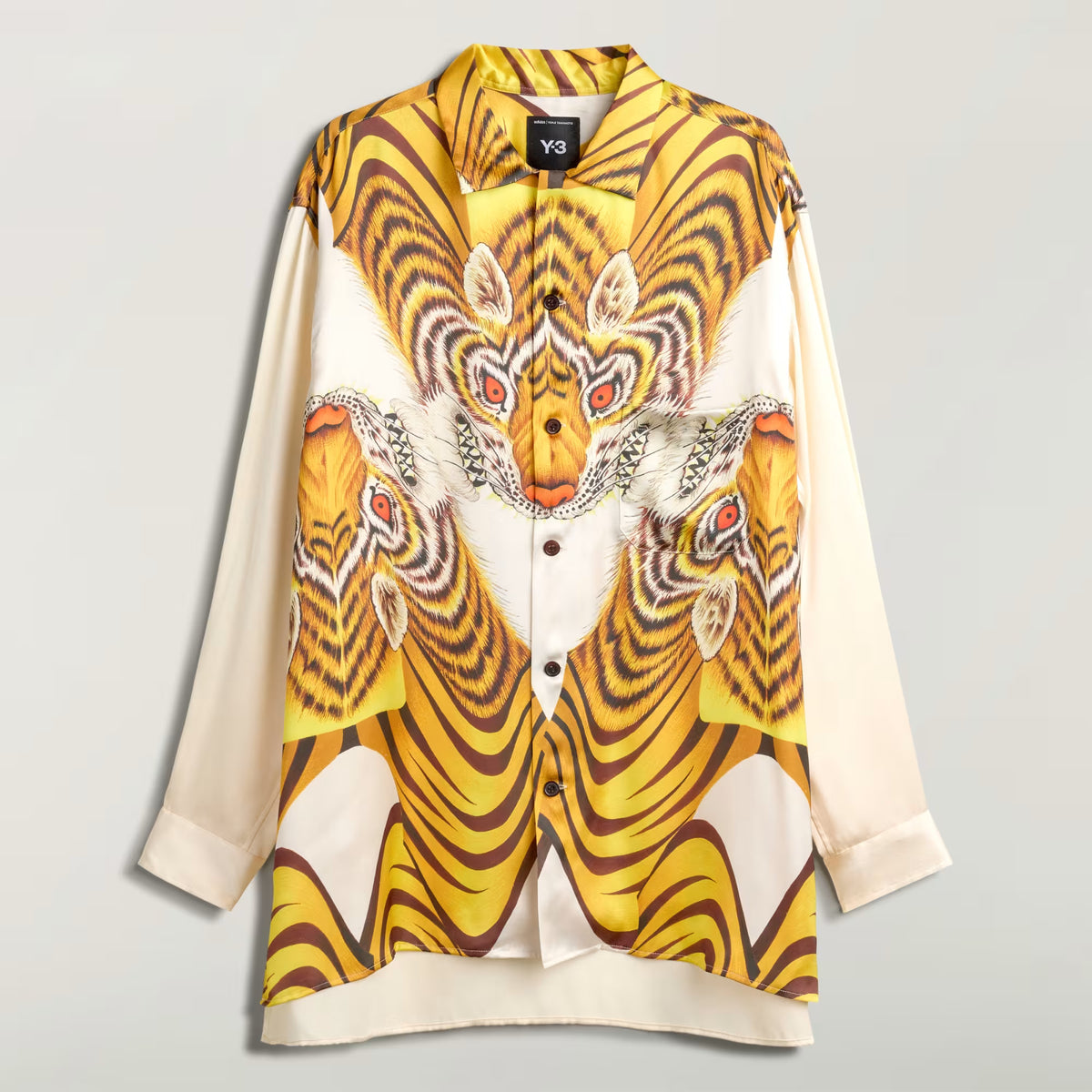 Y-3 Yellow Tiger Satin Shirt MULTI / S KX3805-MULTI-S