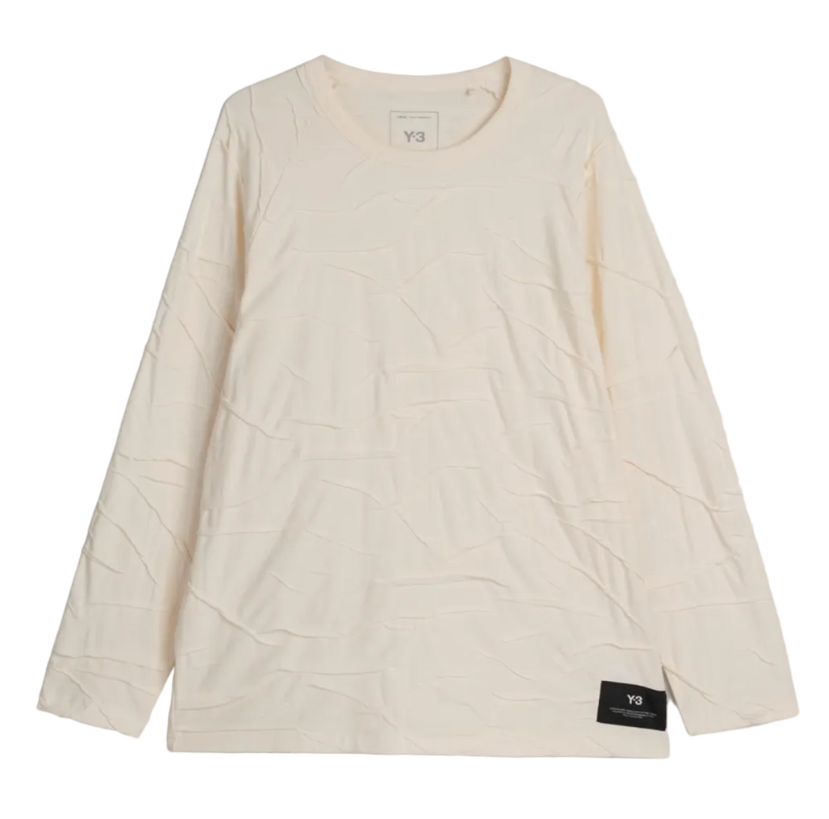 Pleated Oversized Long Sleeve Tee