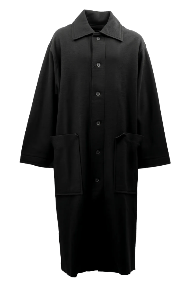 Yohji Yamamoto Stand Collar Coat BLACK / 3 HW-T65-176-BLACK-3
