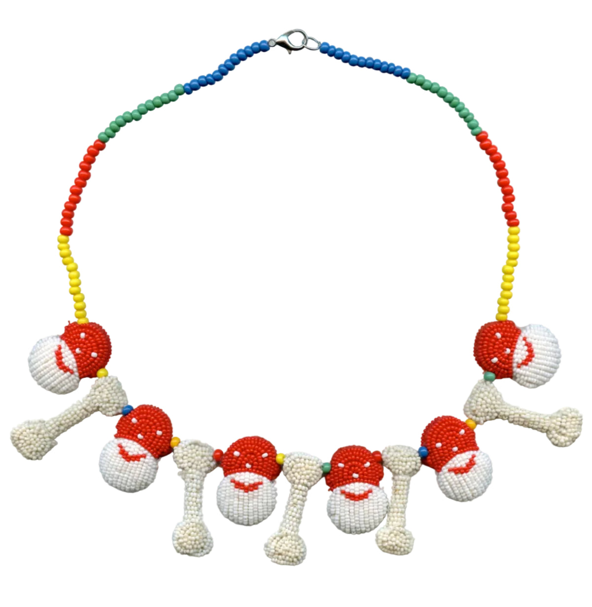 Walter Van Beirendonck Bones Necklace WVB-9023-WHITE-SS26-1