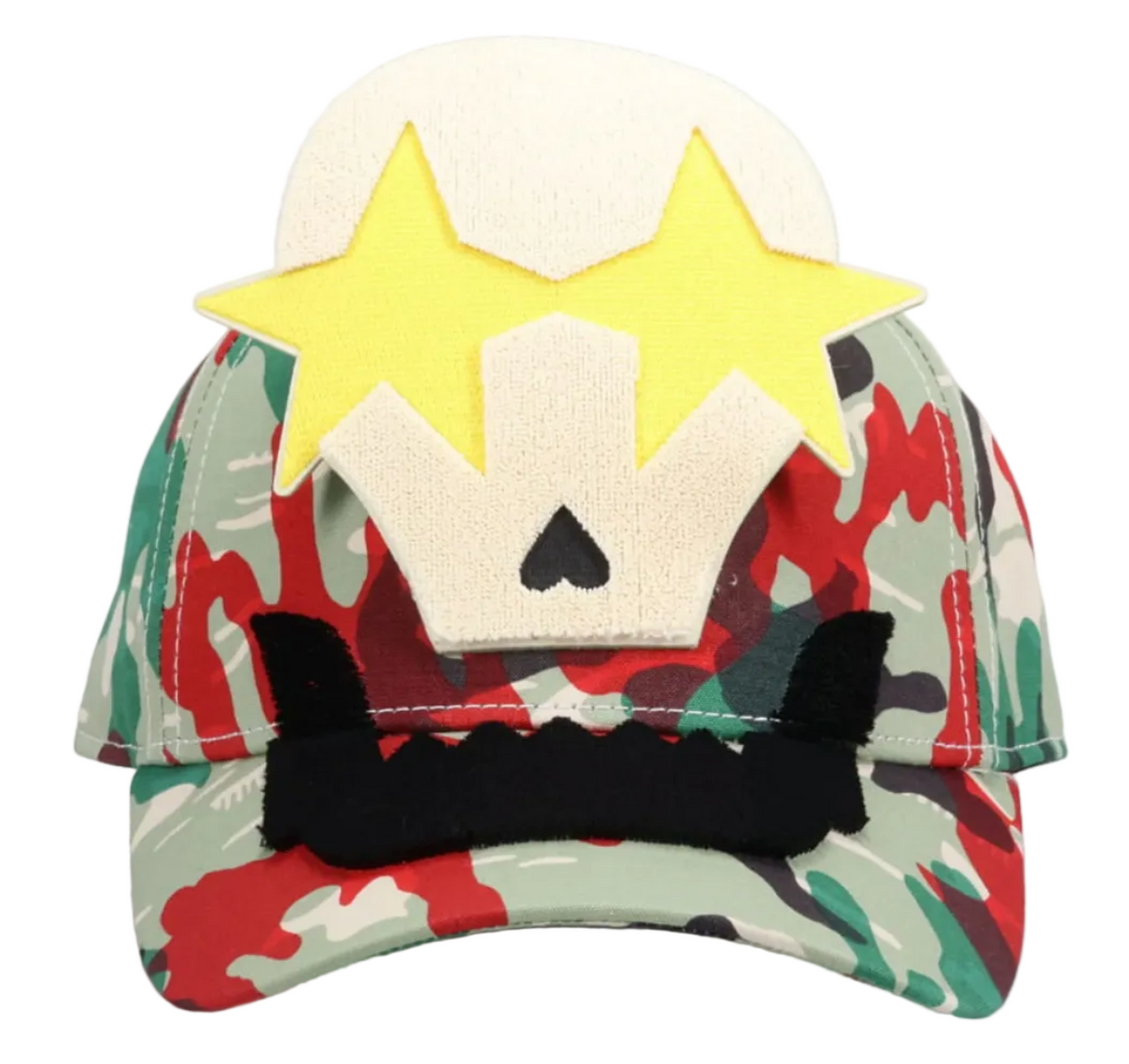 Walter Van Beirendonck Camo Cap Camouflage WVB-9003-CC1-SS26-1