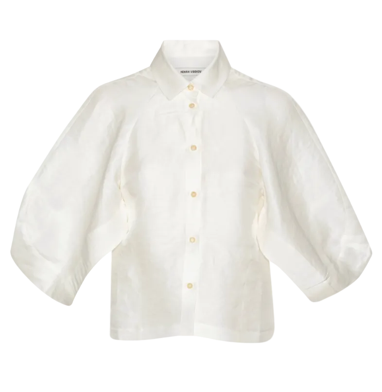 Henrik Vibskov Case Shirt - White WHITE / S SS26STUD-F223