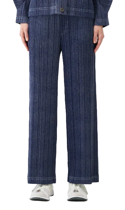 Cotton Denim Pants