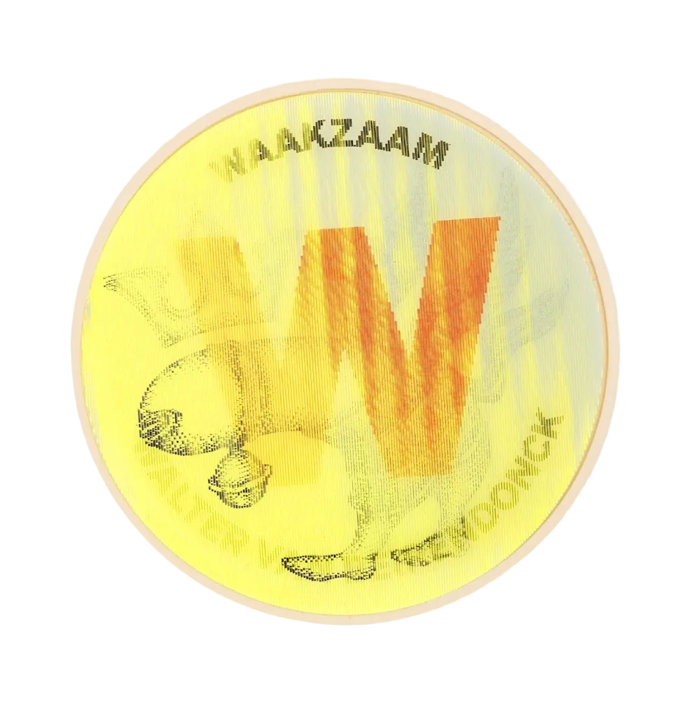 Walter Van Beirendonck Crown Lenticular Brooch WVB-9032-1-SS26-1