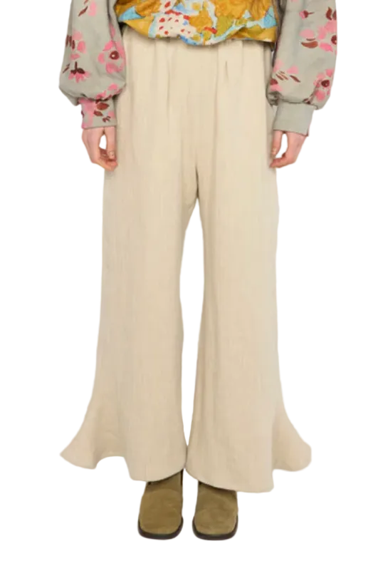 Anntian Flared Pants - Nude NUDE / S flaredpants-194-15