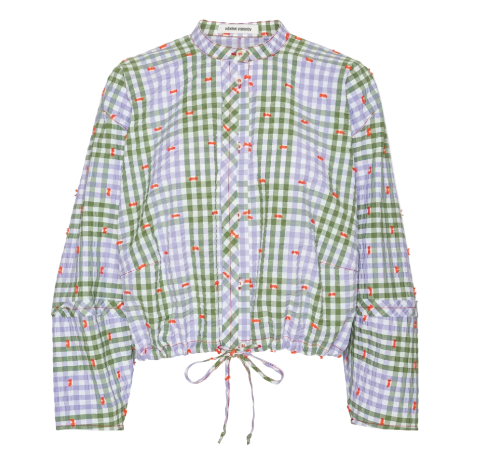 Henrik Vibskov Flat Shirt - Checks Fillé CHECKS FILLÉ / S SS26STUD-F205