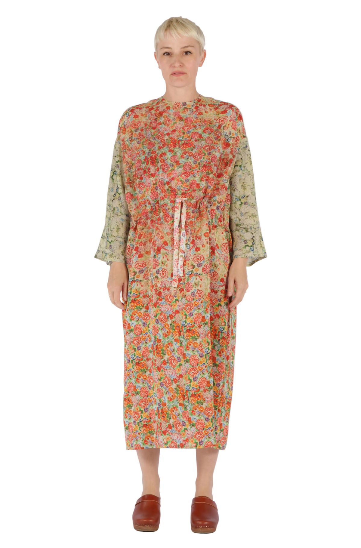 Anntian Simple Dress - Bright Flowers OS 300-01-Y-OS