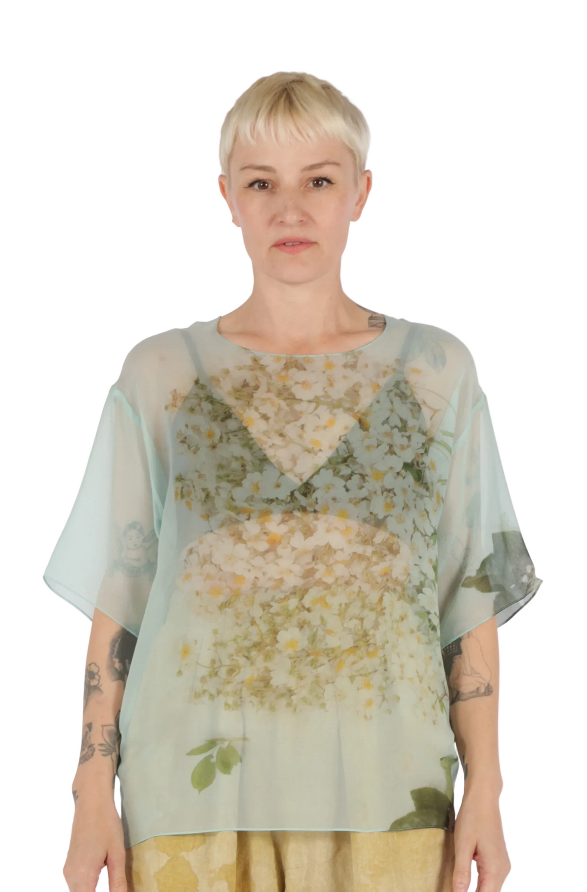 Anntian Chiffon T-Shirt OS 2002-020-S-OS