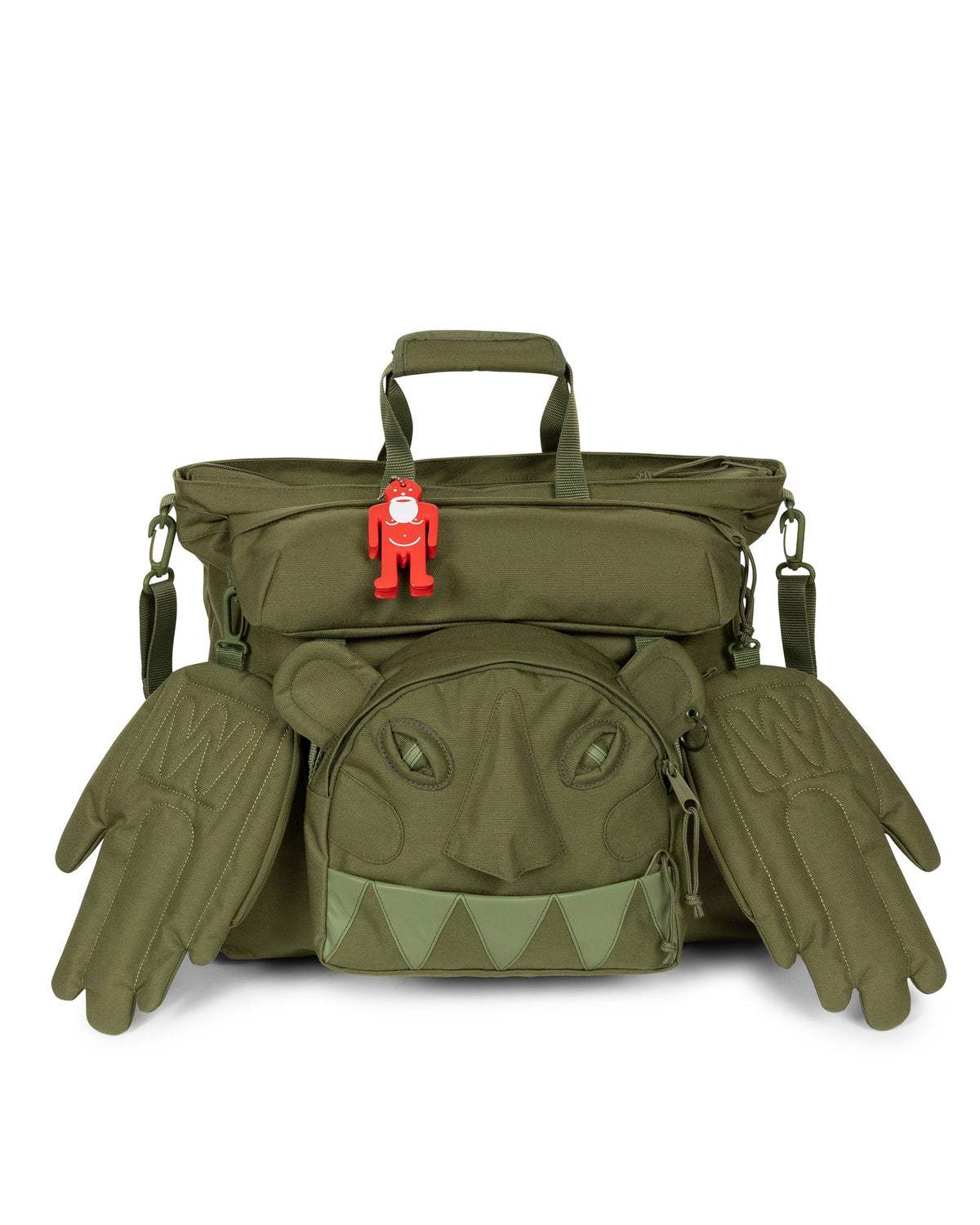 Walter Van Beirendonck Monster Carry Bag Military Green / OS WVB-9036-MG-AW26-OS