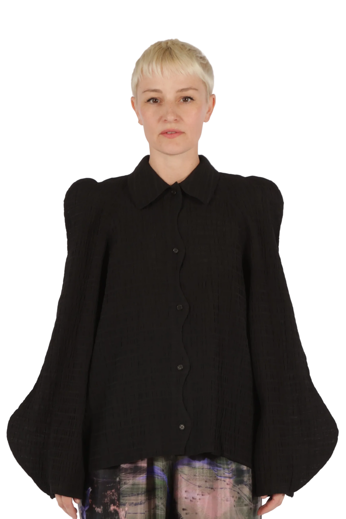 Henrik Vibskov Octo Shirt BLACK / S INS-F210-BLACK