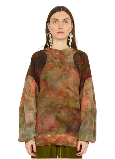Anntian Silk Pullover - Print 5 PRINT / ONE SIZE silkpullover077-01-5
