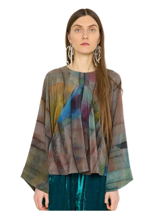 Anntian Silk Top - Print 09 PRINT / ONE SIZE silktop186-01-9