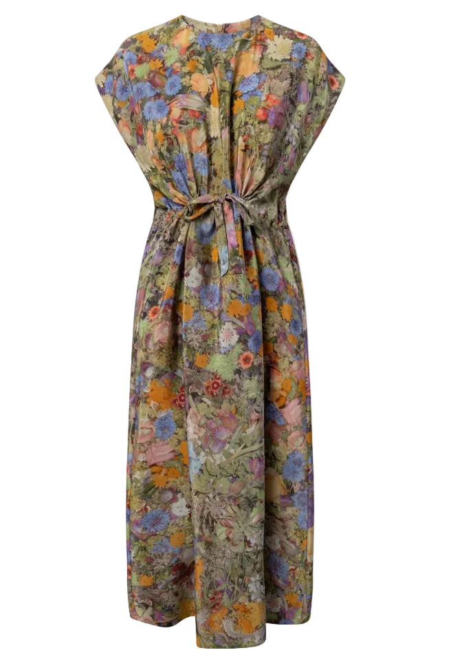 Anntian Silk Dress - Print G OS 898-01-G-OS