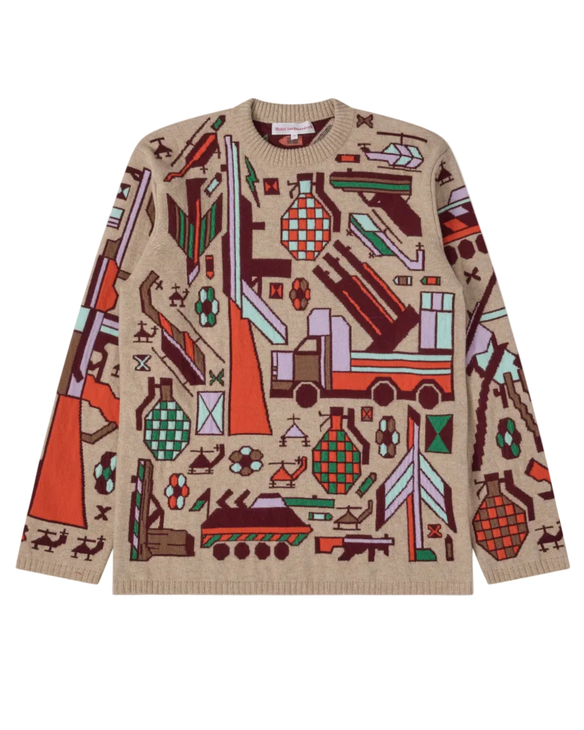Walter Van Beirendonck Stop War Knit M WVB-5006-CAM-AW26-M