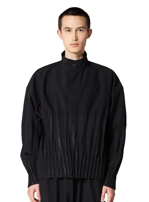 ISSEY MIYAKE Waft Black Jacket BLACK / 2 LA66FC014